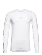 Tech Fit Ls Top M White Adidas Performance