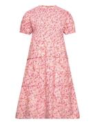 Dress Ss Aop W. Lining Pink Minymo