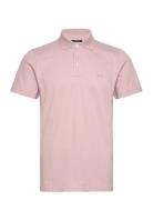 Mens Shirt Polo Shirt 1/2 Sleeve Pink Denham