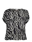 Kcami Stanley Printed Black Kaffe Curve