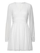 Dahlia Dotted Dress White Bubbleroom