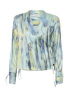 Walerygz P Wrap Blouse Patterned Gestuz