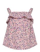 Nkfvinaya Flounce Strap Top Fff Pink Name It