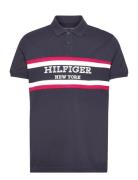 Monotype Colorblock Reg Polo Navy Tommy Hilfiger