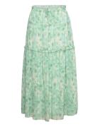 Recycled Chiffon Skirt Green Rosemunde