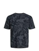 Jjguru Aop Tee Ss O-Neck Grey Jack & J S