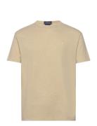 Classic Fit Jersey Crewneck T-Shirt Beige Polo Ralph Lauren