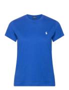 Cotton Jersey Crewneck Tee Blue Polo Ralph Lauren