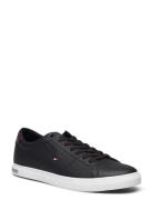 Essential Leather Detail Vulc Black Tommy Hilfiger