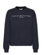 Mdrn Reg Corp Logo C-Nk Swtshrt Blue Tommy Hilfiger