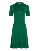 Rib Button F&F Polo Swt Dress Green Tommy Hilfiger