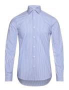 Thermo Tech Stripe Fitted Shirt Blue Calvin Klein