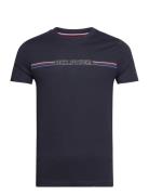 Stripe Chest Tee Blue Tommy Hilfiger