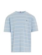 Stripe Tee S/S Blue Tommy Hilfiger