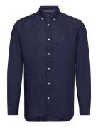 Pigment Dyed Li Solid Rf Shirt Navy Tommy Hilfiger