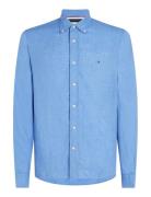 Pigment Dyed Li Solid Rf Shirt Blue Tommy Hilfiger