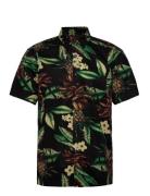 Vintage Hawaiian S/S Shirt Black Superdry