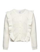 Cardigan With Flounce White Lindex