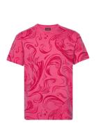 Vintage Overdye Printed Tee Pink Superdry