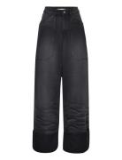 Black Wash Loose Jeans Black Cannari Concept