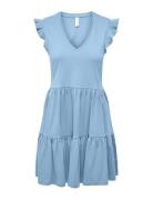 Onlmay Cap Sleev Fril Dress Jrs Noos Blue ONLY