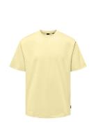 Onsfred Rlx Ss Tee Noos Yellow ONLY & SONS