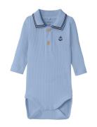 Nbmfriman Ls Polo Body Blue Name It