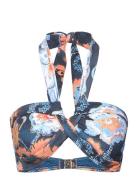 Spring Festival Halter Bandeau Blue Seafolly