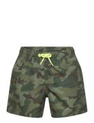 Camouflage Print Swimsuit Green Mango