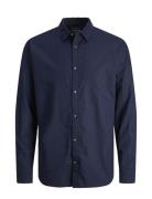 Jjesummer Linen Blend Shirt Ls Sn Navy Jack & J S