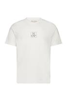 T-Shirts Short Sleeve Cream Marc O'Polo