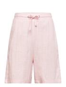 Tanja Linen Shorts Pink Grunt