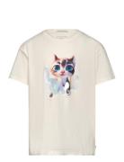 Photoprint Over D T-Shirt White Tom Tailor