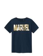 Nkmango Marvel Ss Top Mar Navy Name It