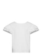 Linen-Blend Ruffled Blouse White Mango