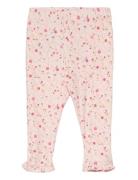 Leggings Aop Rib Pink Minymo