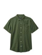 Charter Print S/S Wvn Khaki Brixton