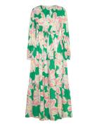 Casey Long Sleeve Maxi Dress Green Malina