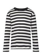 Midi Rib Tobino Tee Ls Patterned Mads Nørgaard