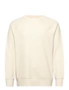 Waffle Texture C-Neck Beige GANT