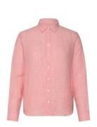 Reg Linen Chambray Shirt Pink GANT