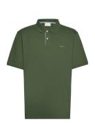 Reg Contrast Pique Ss Polo Green GANT