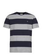 Bar Stripe Ss T-Shirt Grey GANT