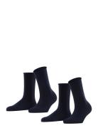 Basic Pure So 2P Navy Esprit Socks