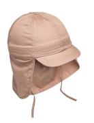 Sun Hat W. String Beige En Fant