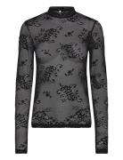 Top Vilhelmina Lace Black Lindex