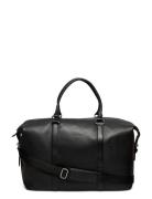 Leather Weekend Bag Black Les Deux