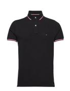 Core Tommy Tipped Slim Polo Black Tommy Hilfiger