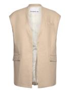 Over D Vest Beige REMAIN Birger Christensen