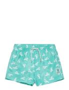 Lobster-Print Swimming Costume Blue Mango